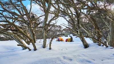 snow camping